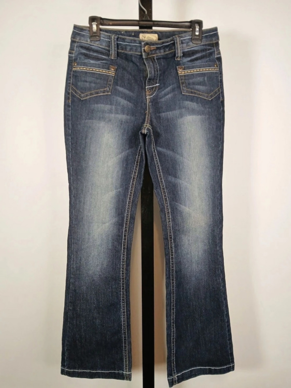 Earl Jean Boot Cut Jeans in Blue Waist 8 Length 30